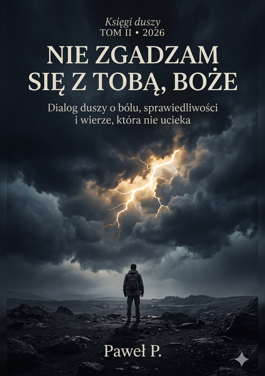 Okładka Tomu II — NIE ZGADZAM SIĘ Z TOBĄ, BOŻE